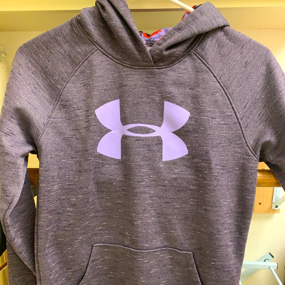 Girls Under Amour Hooded Sweatshirt